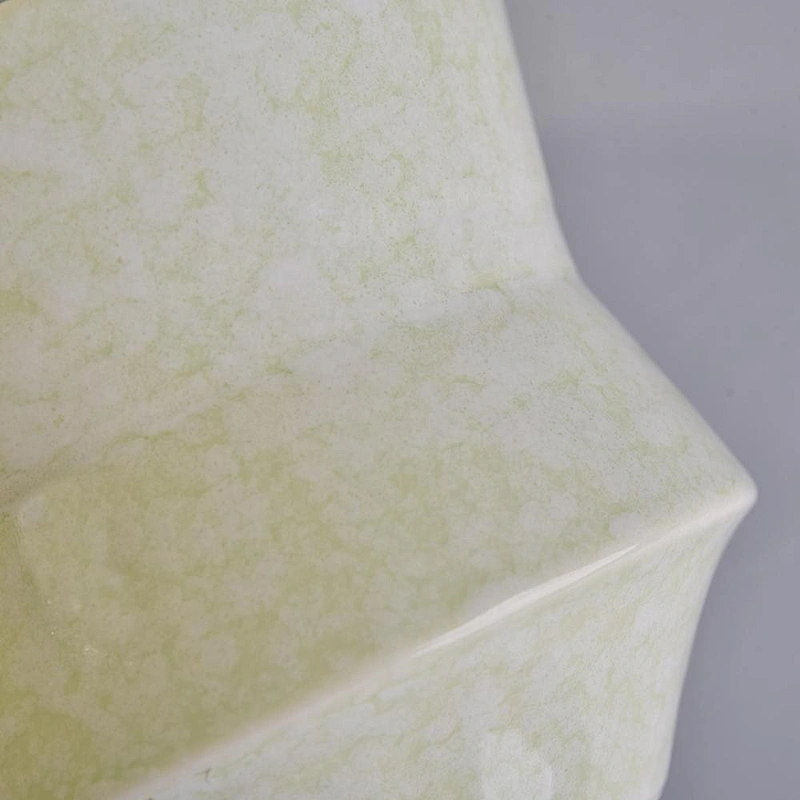 Wholesales standing votive glaze candle ceramic holder