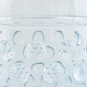 400ml spray sky blue glass bath accessories sets glass cup for bathroom