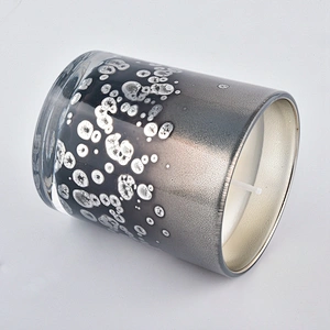 christmas glass votive candle holders