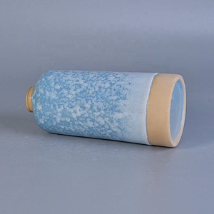 10oz 12oz Vintage blue reed diffuser ceramic bottles