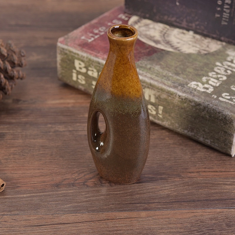 200ml home decorative amber reed ceramic diffuser bottle