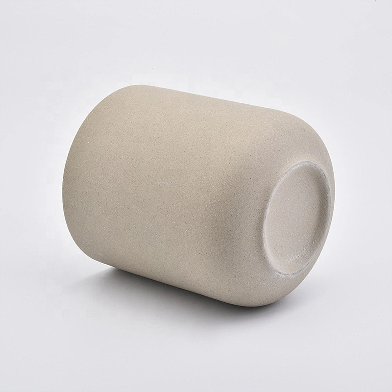 8oz Frosted empty ceramic candle jar candle making supplies