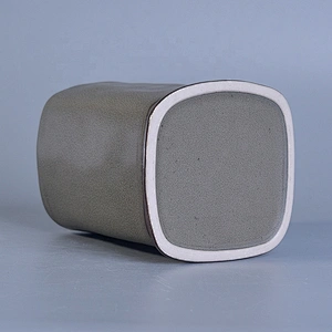 26+ years experience wholesale glaze square candle ceramic vessel