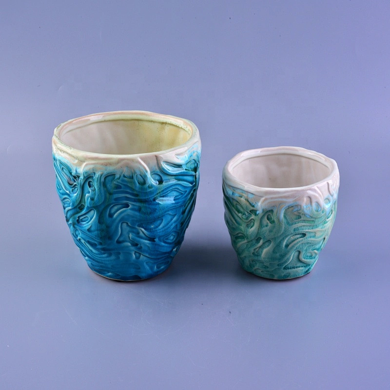 10oz Vintage decorating ceramic candle jars wholesales
