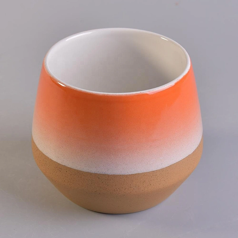 Hot sales Custom frosted ceramic jar for candle making