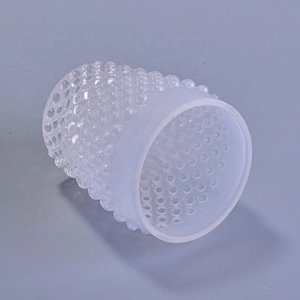 Matte bubble white glass candle holders home decoration