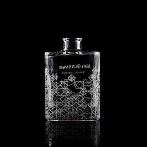 Sunny logo printing crystal square reed glass diffuser bottles