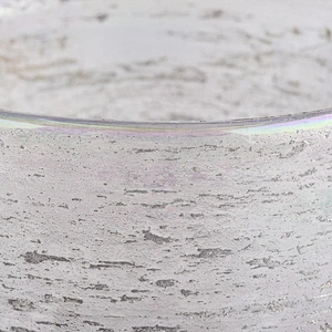 Sunny luxury customized white matte votive glass candle jar