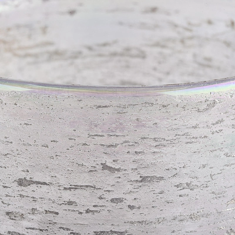 Sunny luxury customized white matte votive glass candle jar
