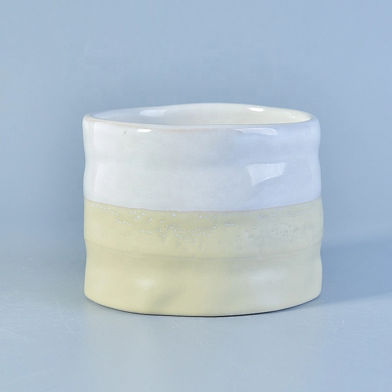 Custom empty candle jar ceramic wholesales