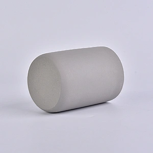 Popular Straight Side Concrete Cement Candle Jars