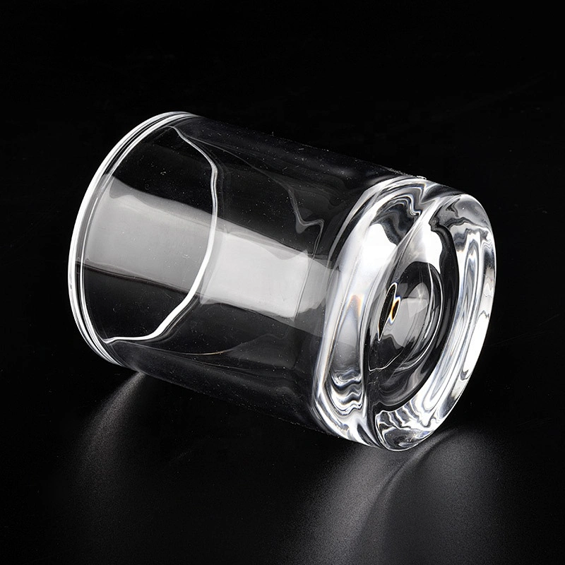 Thick Wall Crystal Glass Candle Jars