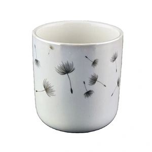 8oz 10oz Wholesales custom white luxury ceramic candle vessel