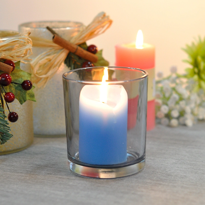 Hot sale 10oz colorful glass candle jars