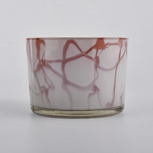 2020 luxury color glass candle holder