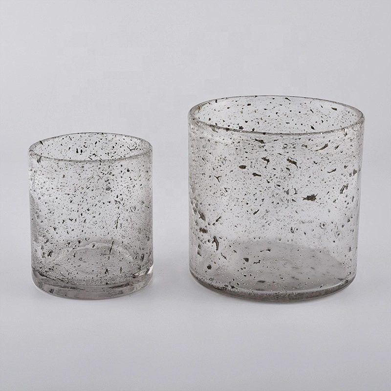 Sunny Suppliers bubble luxury glass candle jar in bulk for candle making
