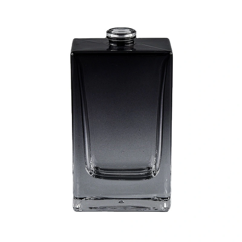 Spraying black color square perfume bottle 60 ml