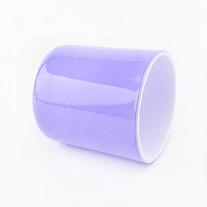 10oz Wholesales Custom purple candle glass holders