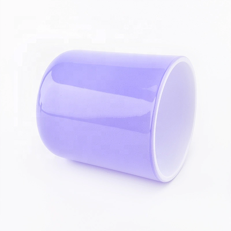 10oz Wholesales Custom purple candle glass holders