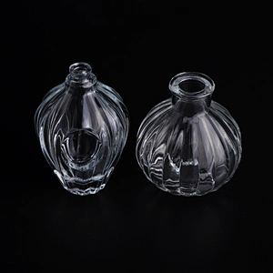 4oz Round shape transparent glass perfume bottles fragrance bottle