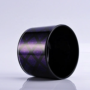 10oz 20oz Wholesales Custom black glass candle container