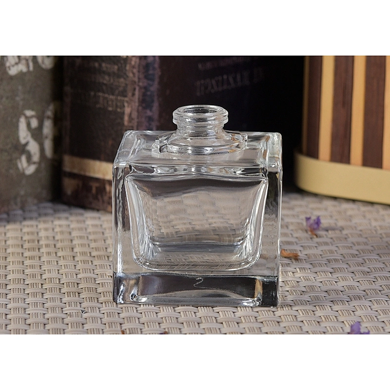 Sunny 36ml 1oz glass perfume bottle transparent square bottle for car