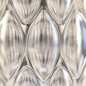 Diamond Cut Crystal Glass Candle Vessel