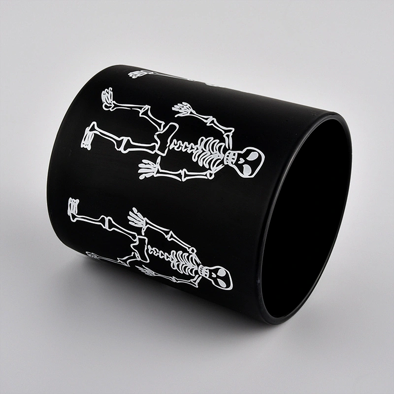 8oz Hallween  Glass Candle Holders