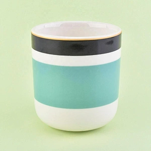 6oz 8oz 10oz Wholesales rainbow colorful custom ceramic candle jar
