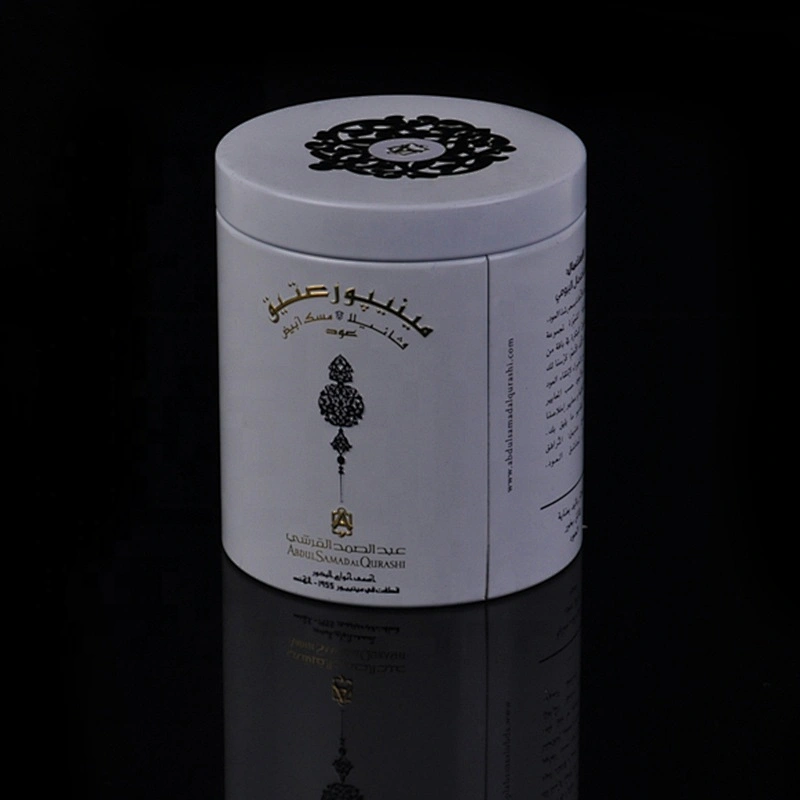 Metal pillar Aluminum tea Candle tin with lid 400ml