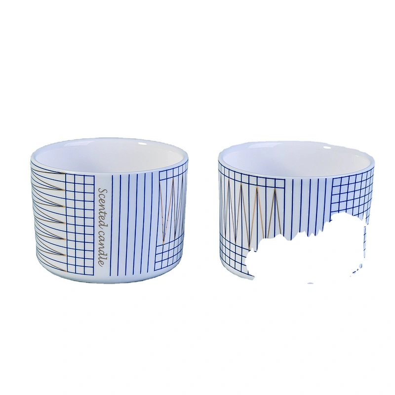 Sunny design custom white candle ceramic holders home decor