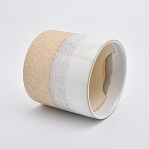 Three Color Candle Ceramic Vessel 620ml