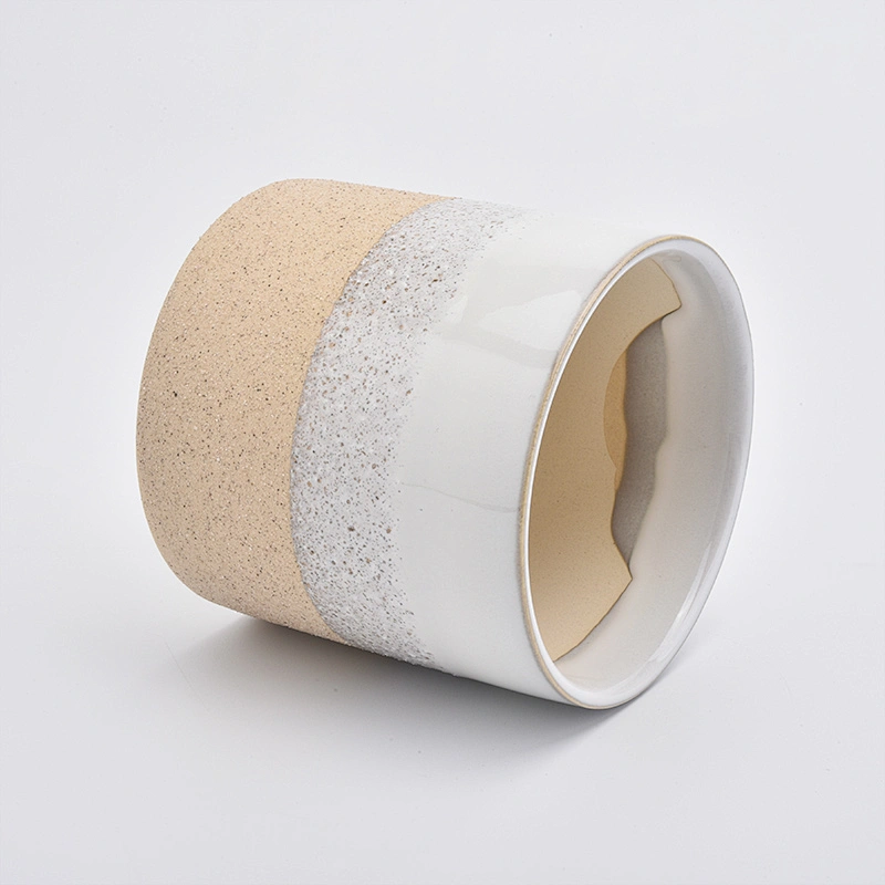 Three Color Candle Ceramic Vessel 620ml