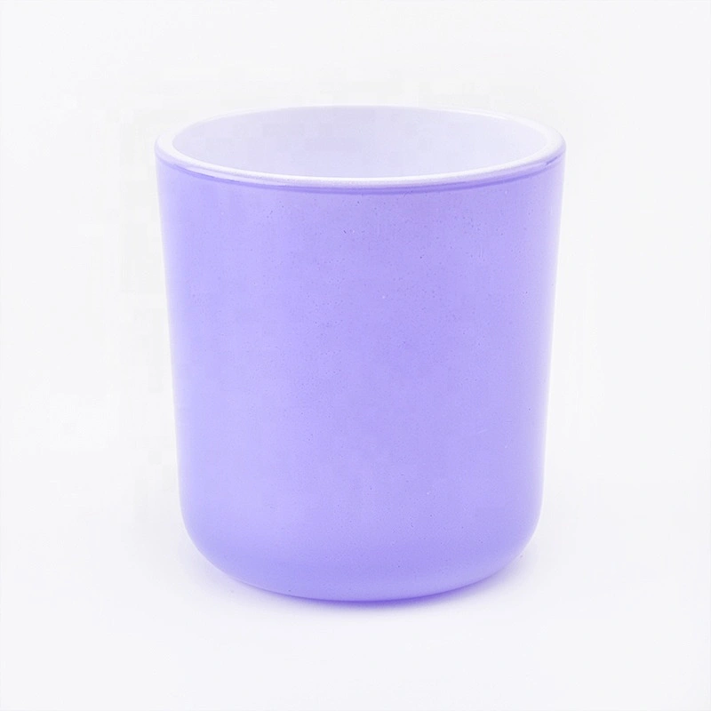 10oz Wholesales Custom purple candle glass holders