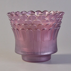 10oz 12oz 16oz New design luxury empty glass candle jars in bulk
