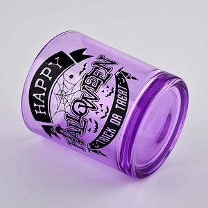 Wholesale Custom Color Glass Candle Holder