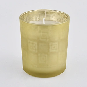 Wholesale Custom Luxury Soy Wax Scented Glass Candle holders