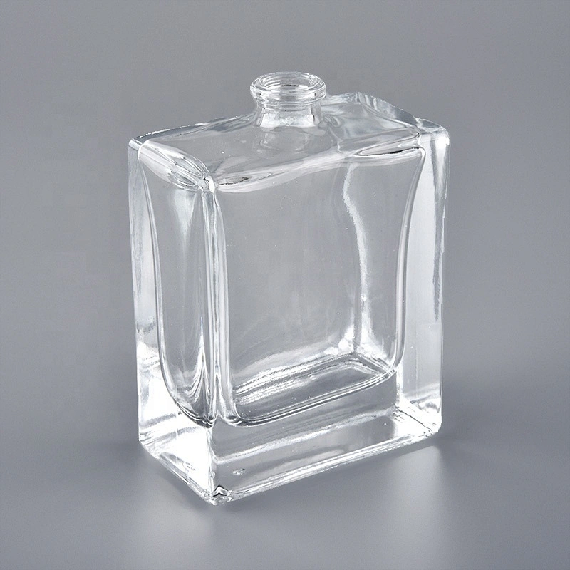 Clear 55Ml Perfume Bottle Glass Atomiser Bottles With Screw Version Spray Pump