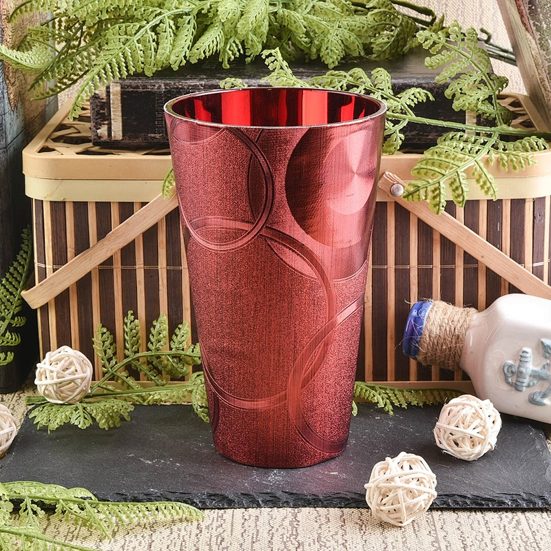 Bulk luxury votive pillar PU material candle jars