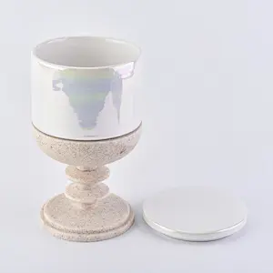 Luxury Christmas Ceramic Candle Holder For Home Decoration