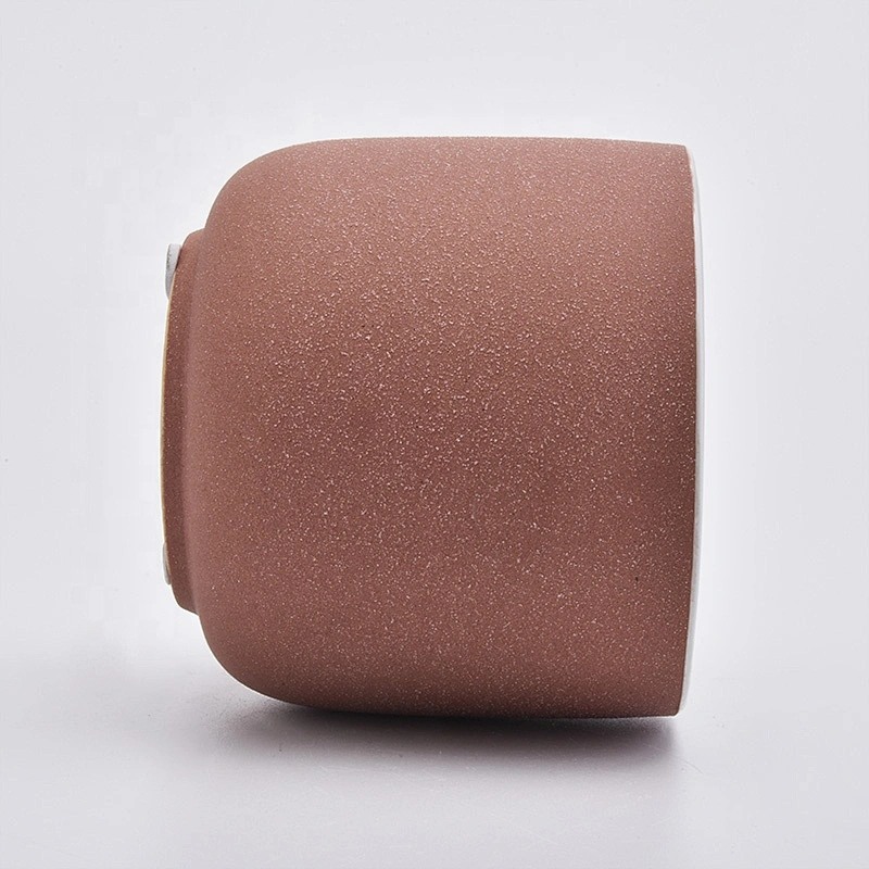 Christmas matte coloured candle jar unique