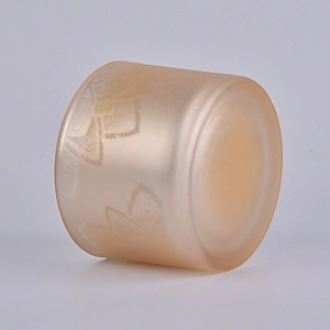 Bulk matte votive glass candle holders with wood lid