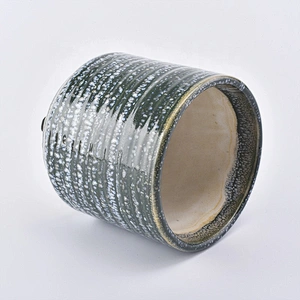 Cylinder restaurant Ceramic Candle jar custom supplier