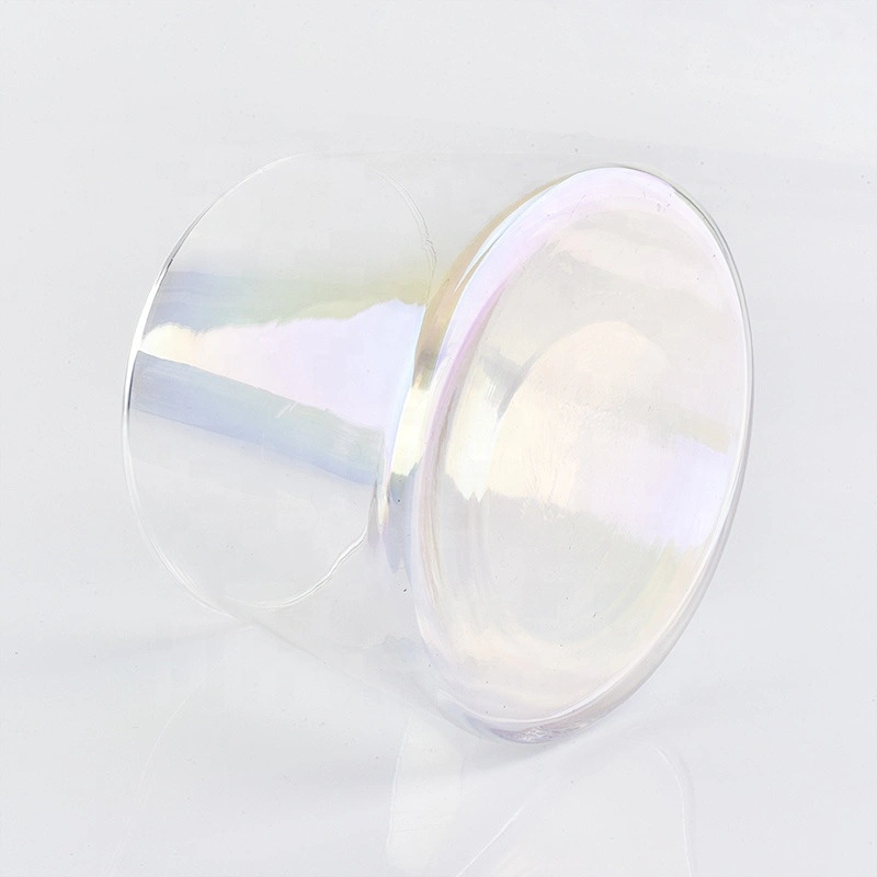 Luxury Holographic glass jar empty candle vessels