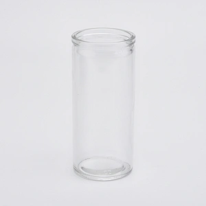 Wholesale 7 day glass cup religious candle jar