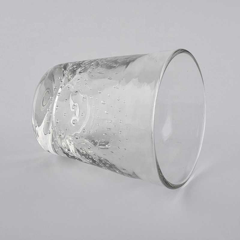 Sunny custom crystal bubble Glass Candle jars wholesales