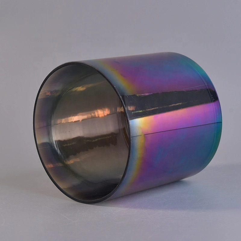 1200ml Luxury Iridescent Holographic Candle Glass Jar