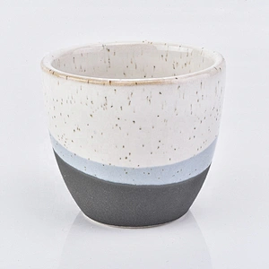 40ml Frosted tea light ceramic candle jars