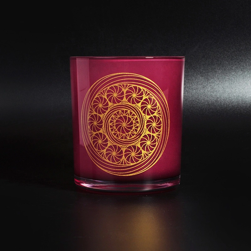 Wholesales luxury decorative tumbler glass candle holder 10oz