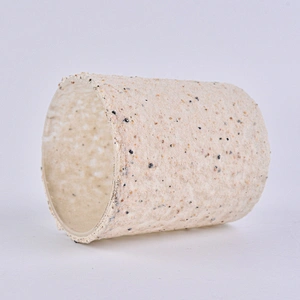Sunny custom empty handmade candle cement vessel home decor